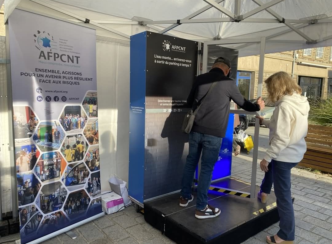 Simulateur d'inondation conçu pour l'AFPCNT